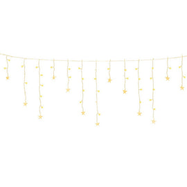 160 LED 6M Christmas Lights Icicle Light Solar Warm Jingle Jollys - RnR Galore