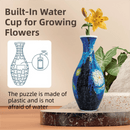 160 PCS Pop Art 3D Puzzle Vase - DIY Interlocking Flower Vase Kit, Home Decorative and Toy Gift for Mom - RnR Galore
