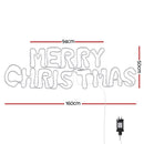 1.6M Christmas Lights Motif 360 LED Rope Light Outdoor Decoration Jingle Jollys - RnR Galore