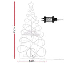 1.7M Christmas Tree 230 LED RGB Motif Lights Jingle Jollys - RnR Galore