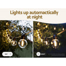 17m Solar Festoon Lights Outdoor LED String Light Christmas Wedding Decor - RnR Galore