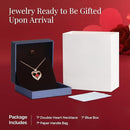 18K Rose Gold Necklaces for Women, 927 Sterling Silver Gifts for Mothers Day, Jewelry for Wife Mom Her Girlfriend, Birthstone Diamond Necklace for Birthday Anniversary, Heart Pendant Jewelry - SEP - RnR Galore