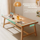 1.8M Solid Wood Dining Table Square Dining Table Dining Table Kitchen Furniture - RnR Galore