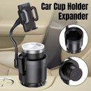 2 in 1 Car Phone Holder and Cup Holder Drink Organiser Water Bottle Holder - RnR Galore