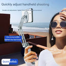 2 - in - 1 Magnetic Folding Stand for Phones & Tablets - Adjustable Aluminum Desktop & Handheld Holder(silver) - RnR Galore