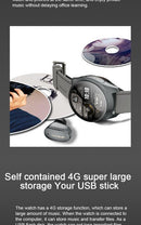 2 - in - 1 Smartwatch /Earphones & Charging Dock | 4GB MP3, Health Tracker | Titanium Grey | World’s First Patented - RnR Galore