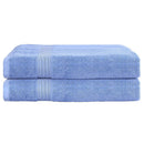 2 Pack Bath Sheets Set Cotton Extra Large Towel Blue - RnR Galore