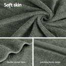 2 Pack Bath Sheets Set Cotton Extra Large Towel Green - RnR Galore