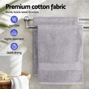 2 Pack Bath Sheets Set Cotton Extra Large Towel Grey - RnR Galore