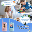 2 - Pack Mini Wireless Video Intercom Set for Children(Blue & Pink) - Educational and Interactive Dual - Frequency Walkie Talkie Toy for Playtime - RnR Galore