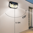2 - Pack Solar Motion Sensor Wall Light(388 - Bead LED) - 3 Lighting Modes, IP64 Waterproof, Three - Sided Wide - Angle Lighting for Outdoor Security and Garden Lighting - RnR Galore