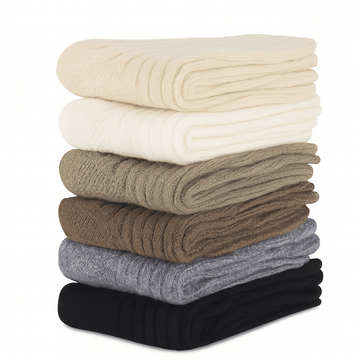 2 Pairs WOOL BLEND SOCKS Ladies Womens Thick Soft Work Thermal Warm Winter - 2 - 8 - RnR Galore