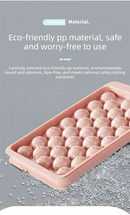 2 PCS Large Diamond Ice Cube Trays with Lids 4 Cavity Geometric Sphere Ice Ball Maker Mould Stackable Hard Plastic for Whiskey Cocktails Pink - RnR Galore