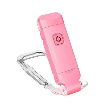 2 Pcs Pink USB Rechargeable Clip - on LED Book Light - 3 Color Modes & Dimmable Brightness for Eye - Caring Reading - RnR Galore