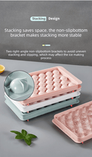 2 PCS Round Ice Cube Trays with Lids 14 Cavity Sphere Ice Ball Maker Mould Stackable Hard Plastic Easy Release for Whiskey Cocktails Pink - RnR Galore