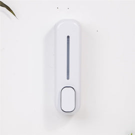 2 Pcs White Modern Wall - Mounted Press Soap Dispenser - 300ml Refillable Pump for Bathroom & Kitchen - RnR Galore