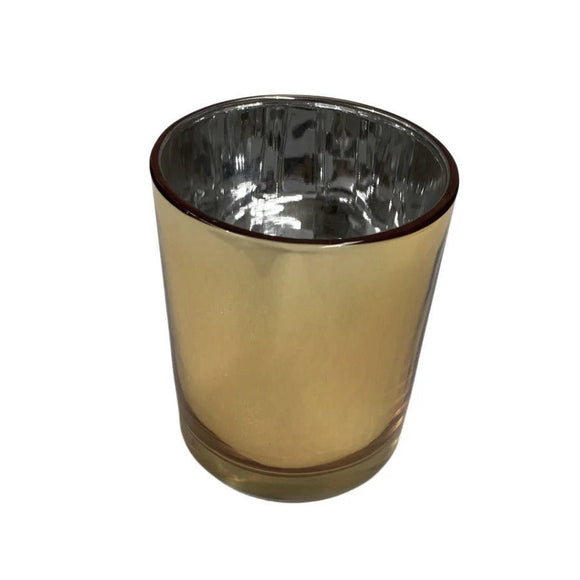 20 Pack Gold Votive Tealight Candle Holders Valentines Day Mercury Wedding Decor Glass Candlestick Party Decorations Bridal Baby Shower Event - RnR Galore