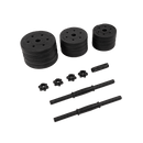 20kg Dumbbell Set Home Gym Fitness Exercise Weights Bar Plate - RnR Galore