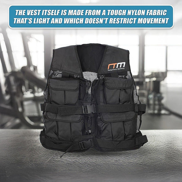 20LBS Weighted Weight Gym Exercise Training Sport Vest - RnR Galore