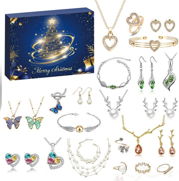 24 - Day Christmas Advent Calendar DIY Bracelet Set, Festive Charm & Bead Kit for Aussie Xmas Gifting & Crafting - RnR Galore