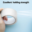 24 Rolls Packing Packaging Tape Sticky Clear Sealing Tapes Transparent 48mmx75m - RnR Galore