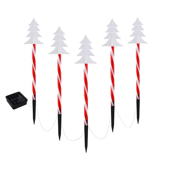 25 LED 5 PCS Christmas Lights Path Ground Light Garden Decorations Jingle Jollys - RnR Galore