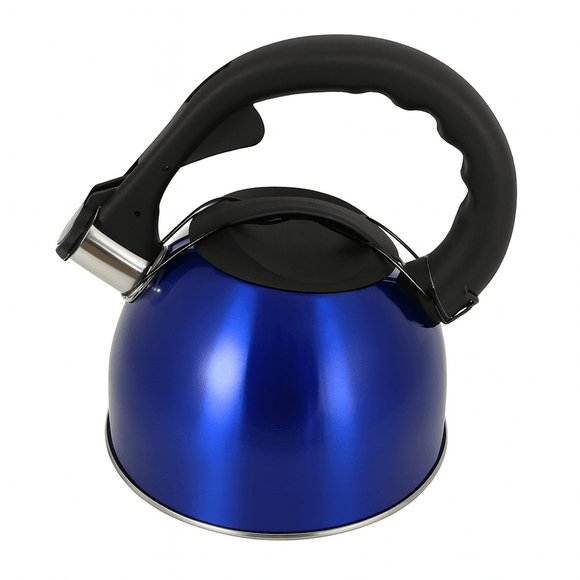 2.6L Stainless Steel Whistling Kettle blue - RnR Galore