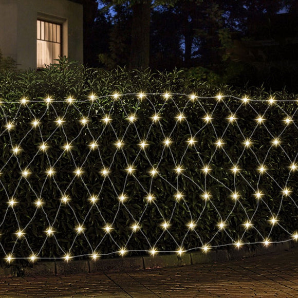2Mx3M Christmas Lights Net String Light Decorations Warm 504 LED Jingle Jollys - RnR Galore
