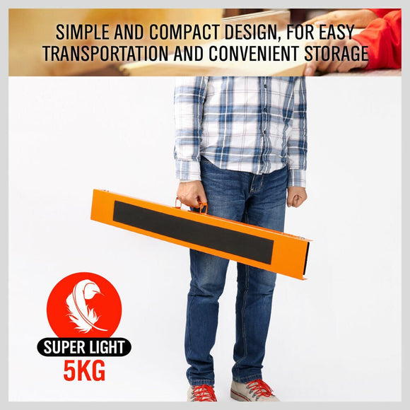 2Pc Mastercraft Sawhorse Metal Folding Non - slip Surface Saw Horse 120KG Capacity - RnR Galore