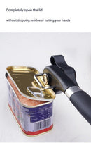 2pc Multifunctional Safe - Cut Can Opener - Smooth Edge, Ergonomic Handle(black) - RnR Galore