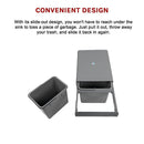 2x 15L Pull Out Trash Bin Dual Kitchen Garbage Waste Basket Cabinet Bin - RnR Galore