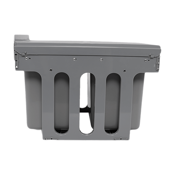 2x 15L Pull Out Trash Bin Dual Kitchen Garbage Waste Basket Cabinet Bin - RnR Galore