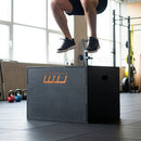3 IN 1 Black Wood Plyo Games Plyometric Jump Box - RnR Galore