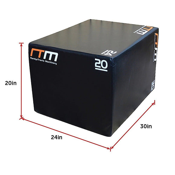 3 IN 1 Foam Plyo Games Plyometric Jump Box - RnR Galore