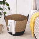 3 Piece Cotton Rope Stripe Carry Handles Storage Baskets Set - RnR Galore
