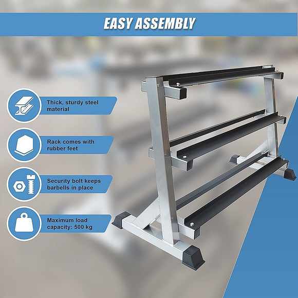 3 Tier Dumbbell Rack for Dumbbell Weights Storage - RnR Galore