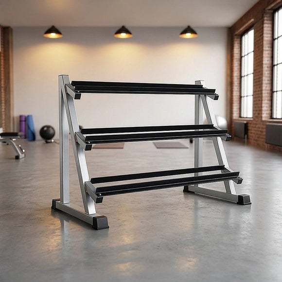 3 Tier Dumbbell Rack for Dumbbell Weights Storage - RnR Galore