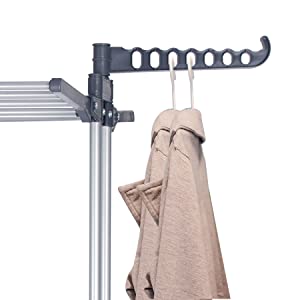 3 Tier Foldable Clothes Drying Rack for Laundry Dryer with Hanger Stand Rail Indoor - RnR Galore