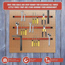 3 x 61cm Magnetic Wall Mounted Tool Holder Storage Organiser Garage Workshop - RnR Galore