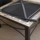 30" Square Slate Tile Fire Pit Outdoor Patio Heater Fireplace - RnR Galore