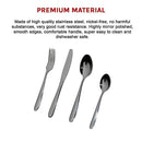 32 Piece Stainless Steel Cutlery Set Knives Fork Spoon Teaspoon - RnR Galore
