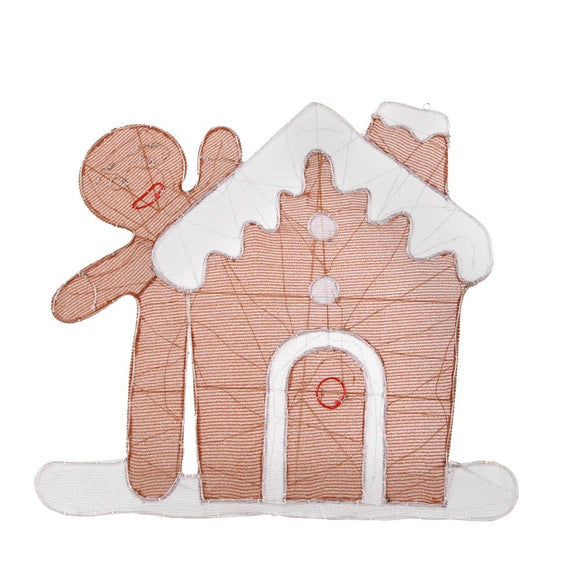 330 LED Christmas Lights Gingerbread Motif Fairy Light Decoration Jingle Jollys - RnR Galore