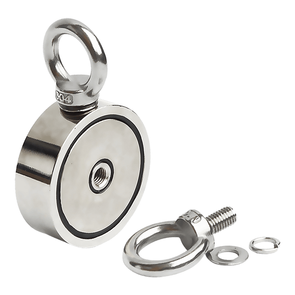 340Kg Salvage Strong Recovery Magnet Neodymium Hook Treasure Hunting Fishing - RnR Galore