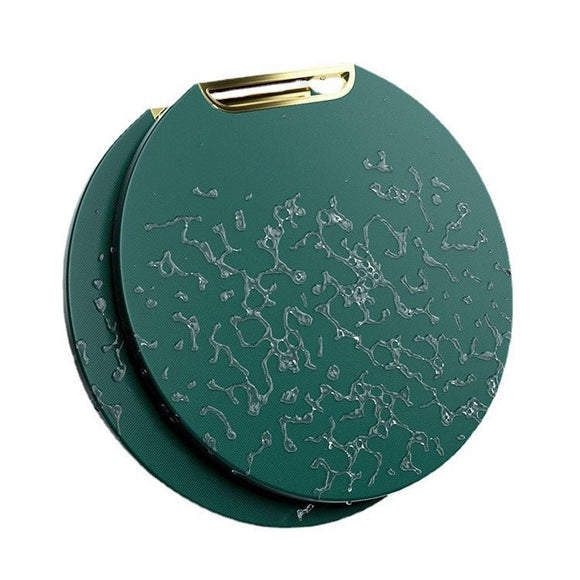 35X35CM Thickened Circular Standable Cutting Board - Food - Grade Double - Sided Kitchen Board with Space - Saving Vertical Storage - RnR Galore