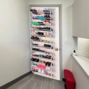 36 Pair Shoe Holder Organiser Over The Door Hanging Shelf Rack Storage Hook - RnR Galore