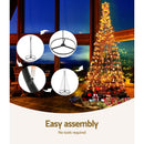 3.6M Christmas Tree LED Solar Warm Jingle Jollys - RnR Galore