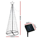 3.6M Christmas Tree LED Solar Warm Jingle Jollys - RnR Galore