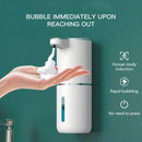 380ml touchless sensor automatic soap dispenser - wall - mounted, rechargeable lithium battery, USB charging, modern black design, suitable for bathroom and kitchen, bathroom soap dispenser | modern soap dispenser | touchless soap dispenser - RnR Galore