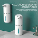 380ml touchless sensor automatic soap dispenser - wall - mounted, rechargeable lithium battery, USB charging, modern black design, suitable for bathroom and kitchen, bathroom soap dispenser | modern soap dispenser | touchless soap dispenser - RnR Galore