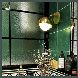 3M Privacy Glass Film Sticker Static Cling Window Decals Glass Film(Begonia,60*300cm) - RnR Galore